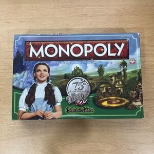 Monopoly The Wizard of Oz 75th Anniversary Collector's Edition Complete